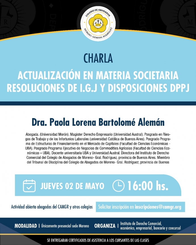 ACTUALIZACIÓN EN MATERIA SOCIETARIA